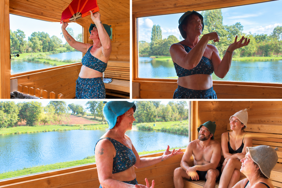 An open book glowing with stars, Stories, Scent & Steam at Court Farm Lakes